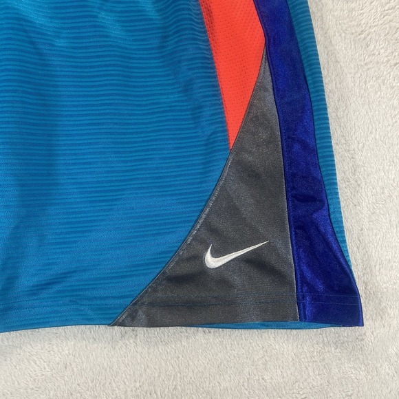 Nike Men's M (Fits Like S) Basketball Dri Fit Shorts Color Block Streetwear - Picture 6 of 8